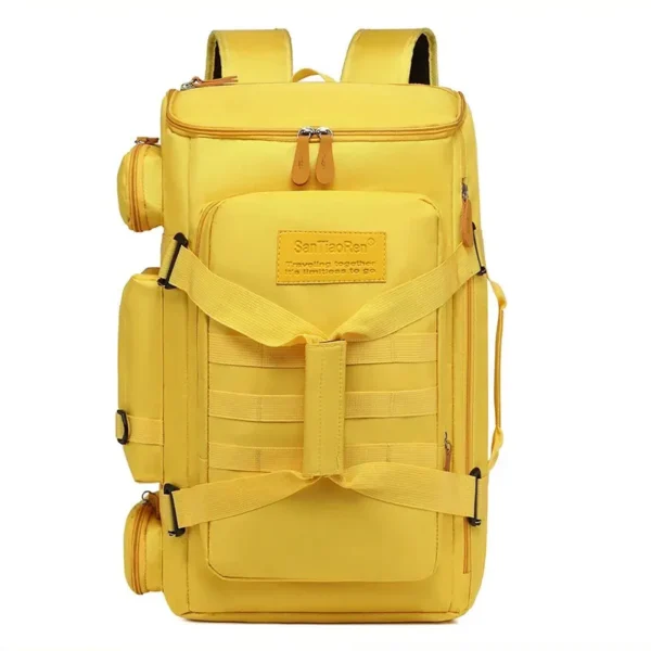 Grand sac de voyage coloré jaune