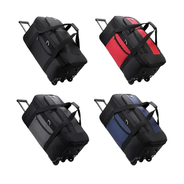 Sac de voyage à roulettes en tissu