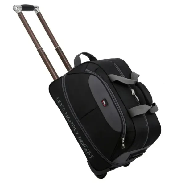 Sac de voyage à roulettes pratique noir