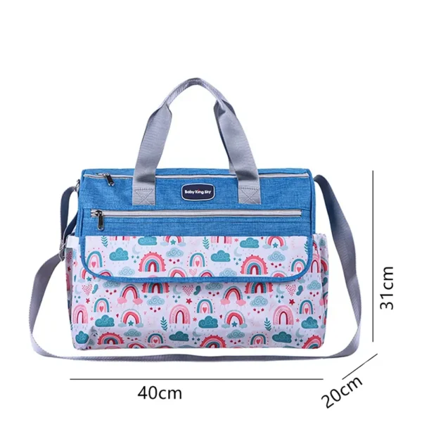 Sac de voyage bébé 2 tailles bleu grand modèle