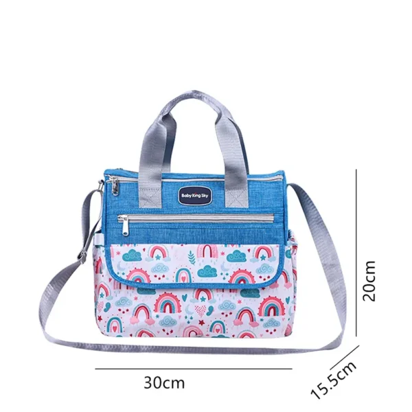 Sac de voyage bébé 2 tailles bleu petit modèle