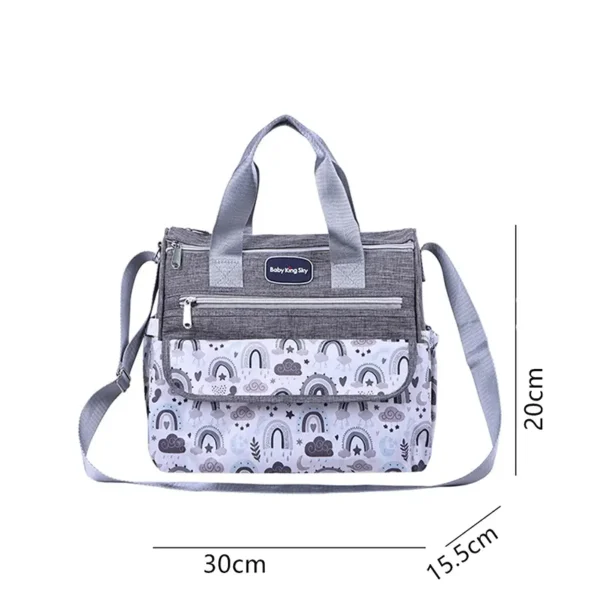 Sac de voyage bébé 2 tailles gris petit modèle