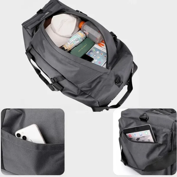 Sac de voyage pliable grand format multipoches