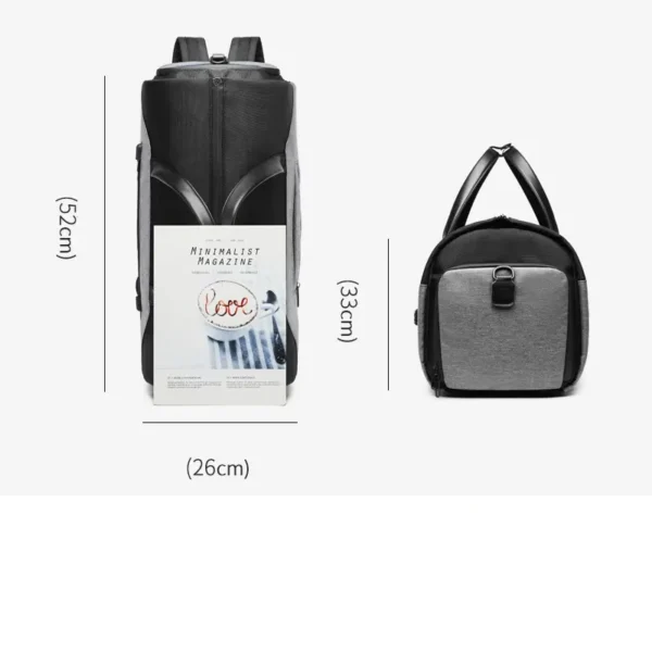Sac de voyage pratique taille